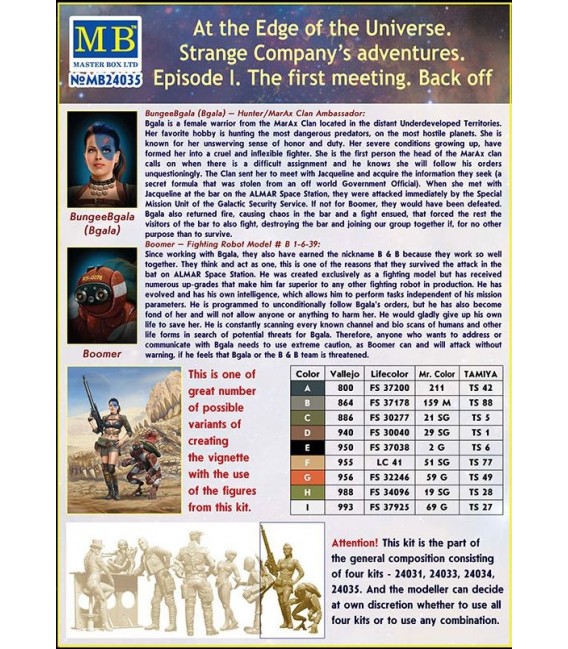 At the Edge of the Universe. The first meeting. Back Off-24035