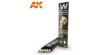 AK10040 Weathering Pencils set Green and Brown