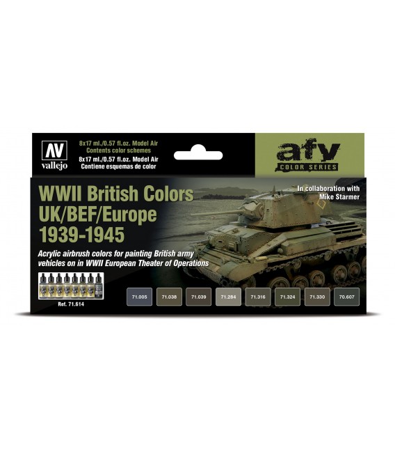 Set Vallejo Model Air 8 u. (17 ml.) Middle East Wars (1967 to Present)