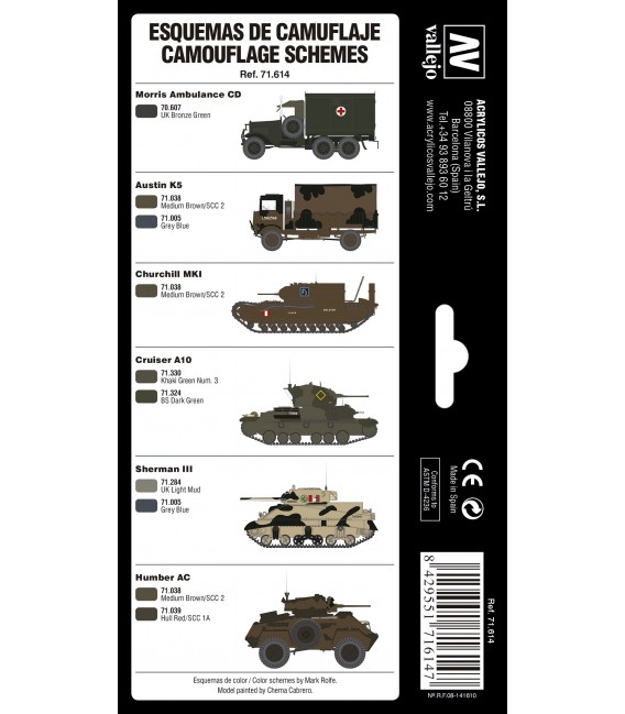 ejo Model Air 8 u. (17 ml.) Middle East Wars (1967 to Present)