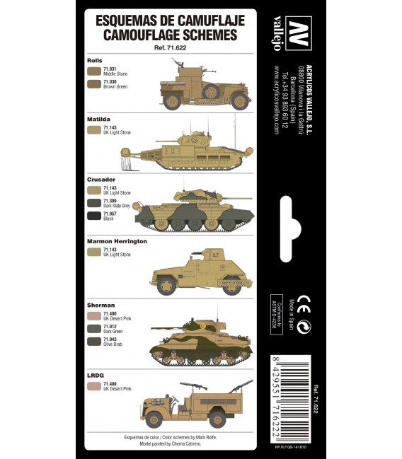 ejo Model Air 8 u. (17 ml.) Middle East Wars (1967 to Present)