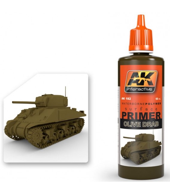 AK182 Olive Drab Primer 60 ml.