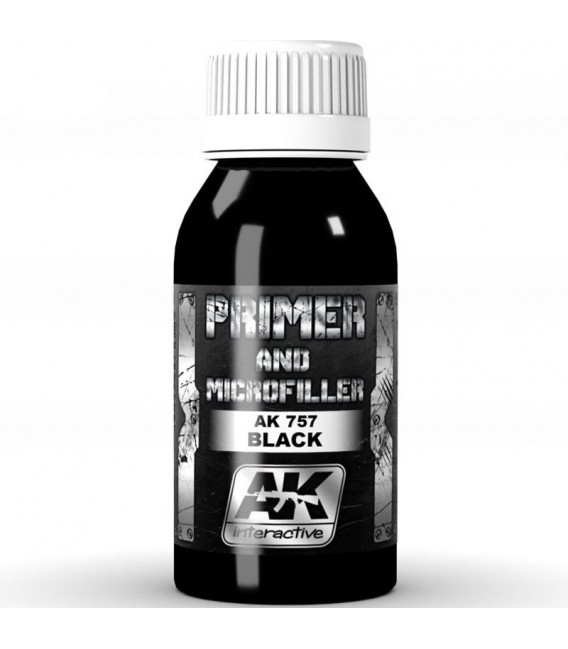 AK757 Black Primer and microfiller 100 ml.
