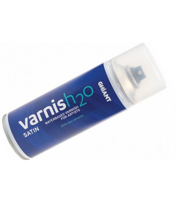 Spray vernís acrilic setinat H2O 400 ml.