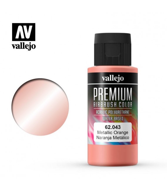 62043 Laranja Metalico Vallejo Premium Color (60 ml.)