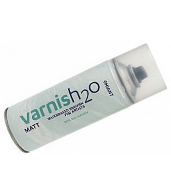 Vernis acrylique matt H2O aérosol 400 ml.