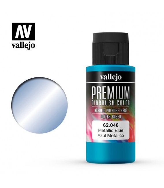 62046 Bleu Metallique Vallejo Premium Color (60 ml.)