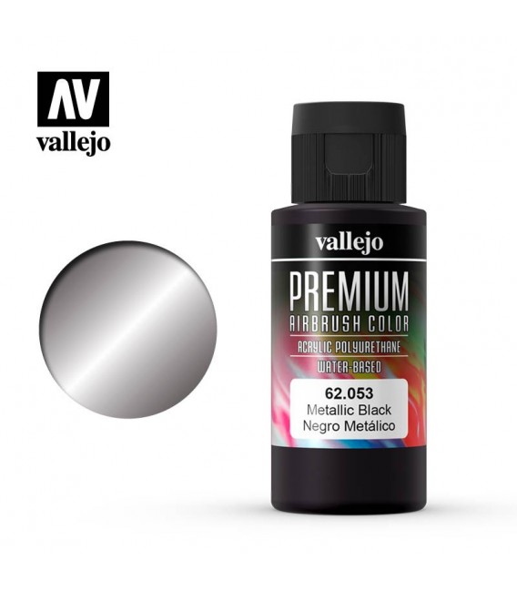 62053 Preto Metalico Vallejo Premium Color (60 ml.)