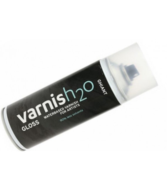 Spray vernís acrilic brillant H2O 400 ml.