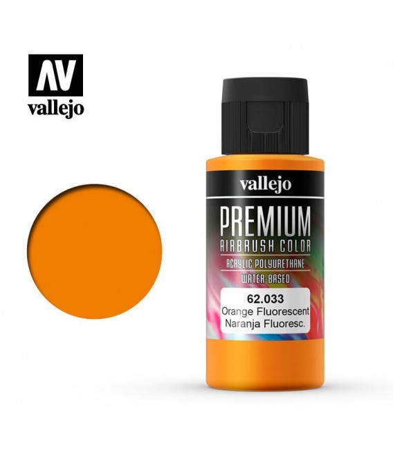 62033 Naranja Fluo Vallejo Premium Color (60 ml.)