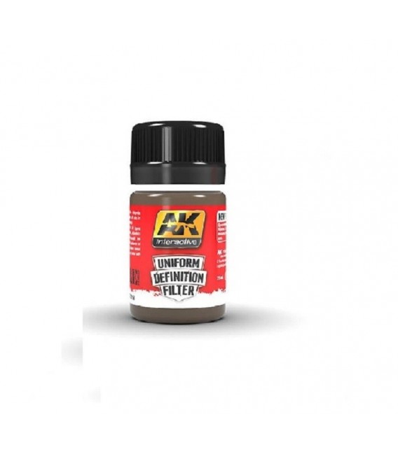 AK3018 Uniform Definition Filter Brown Glaze 35 ml.