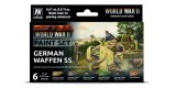 Set Vallejo Model Color 6 u. (17 ml.) WWII German Waffen SS Wargames Color Series