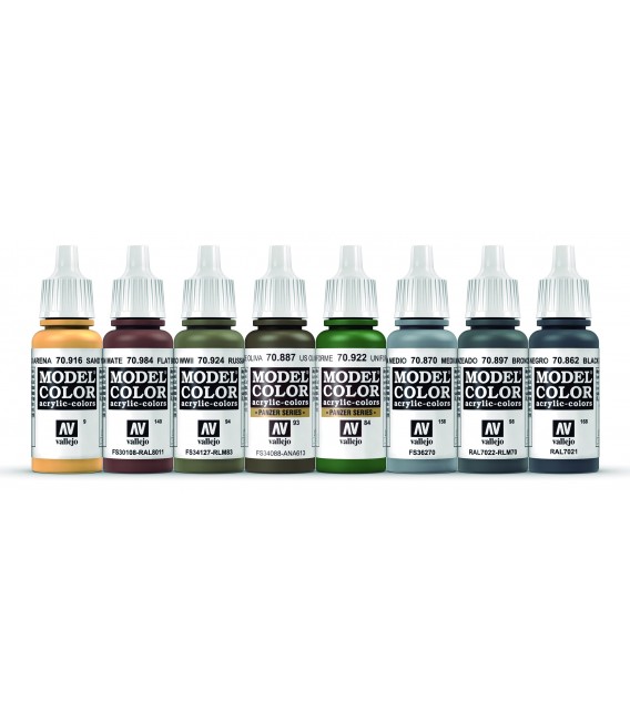 Set Vallejo Model Color 8 u. (17 ml.) WWIII Soviet Armour & Infantry Wargames Color Series