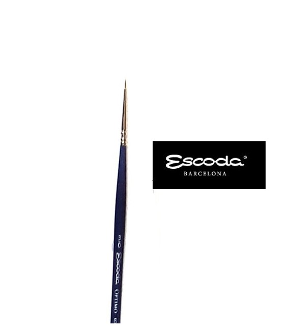 Pincéis Escoda Óptimo Marta kolinsky 3/0