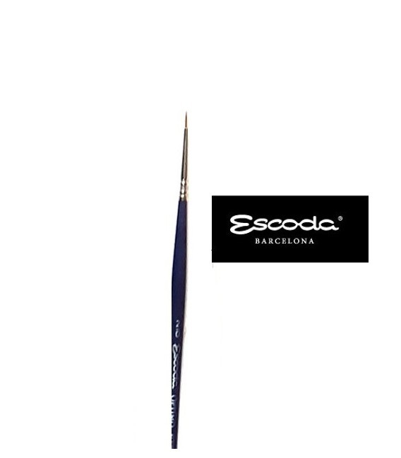 Escoda Óptimo Kolinsky Sable Brushes 3/0