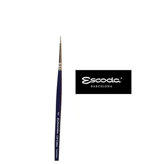 Pincéis Escoda Óptimo Marta kolinsky 3/0