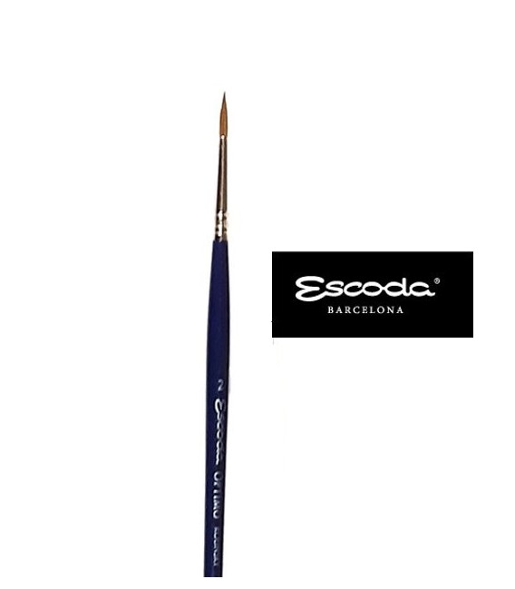 Pincéis Escoda Óptimo Marta kolinsky 3/0