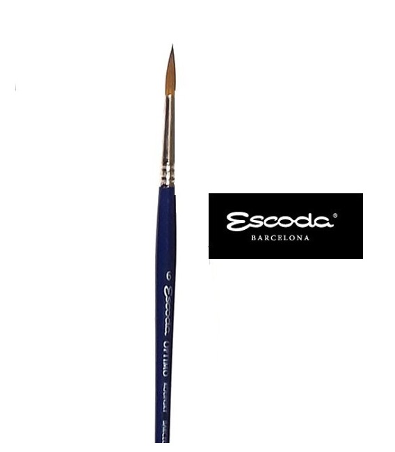 Pincéis Escoda Óptimo Marta kolinsky 3/0