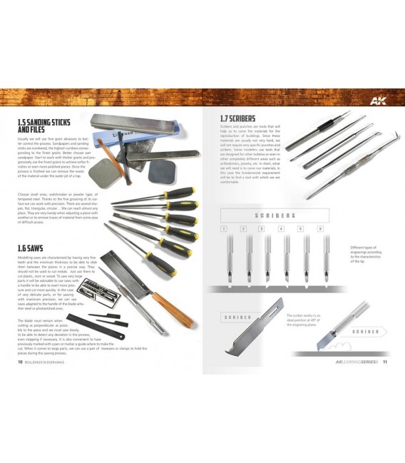 AK257 Como hacer edificios en dioramas Learning Series 09 - Castellano