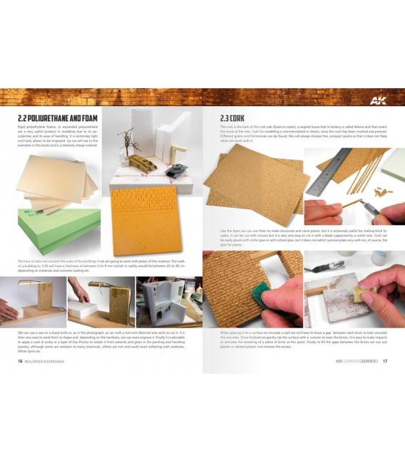 AK257 Como hacer edificios en dioramas Learning Series 09 - Castellano