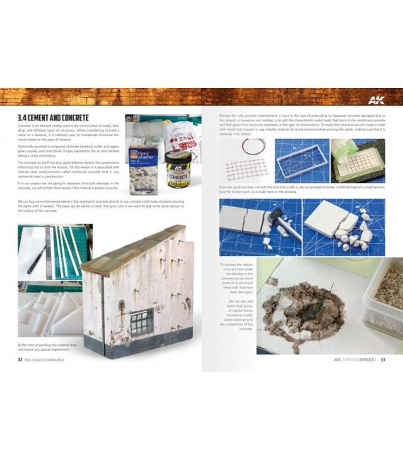 AK257 Como hacer edificios en dioramas Learning Series 09 - Castellano