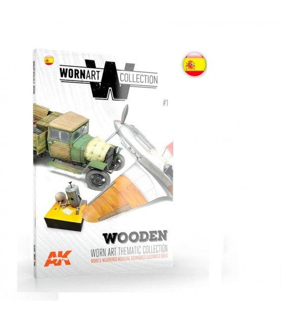 AK4902 Worn Art Collection 01-Wooden - Castellano