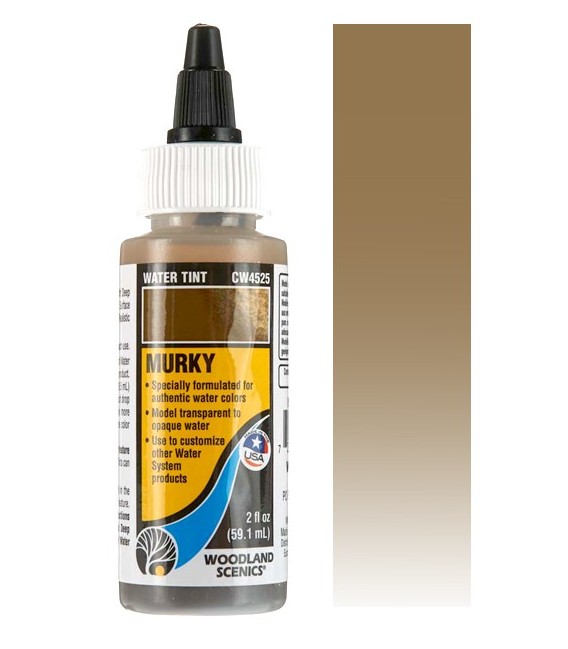 Murky - Agua turva - CW4525 Water Tint 59 ml. Water System by Woodland Scenics