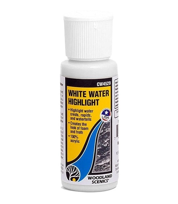 White Water Highlight CW4529 59 ml. Water System by Woodland Scenics
