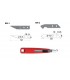 M-500P Cutter polyvalent avec lame coupe plastique et lame precision.