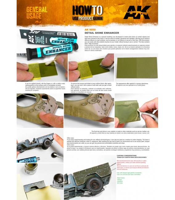 AK9050 Detail Shine Enhancer 20 ml. Ottimizzatore di aree brillanti.