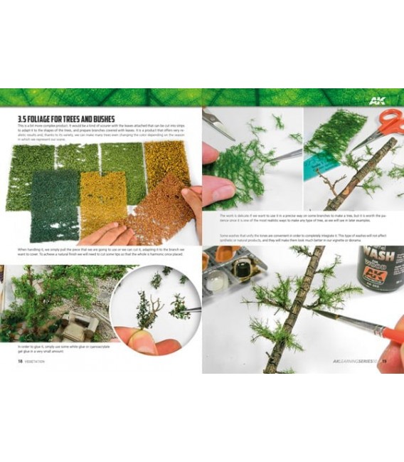 AK296 Dominando la Vegetacion en Modelismo. Learning Series 10 - Castellano