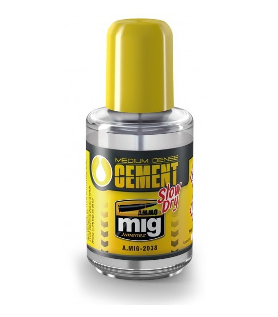 Medium Dense Cement Slow Dry AMMO MIG-2038 30 ml.
