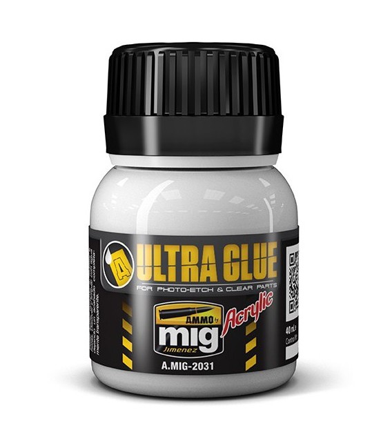 Adhesivo para modelismo ULTRA-GLUE AMMO MIG-2031 40 ml.
