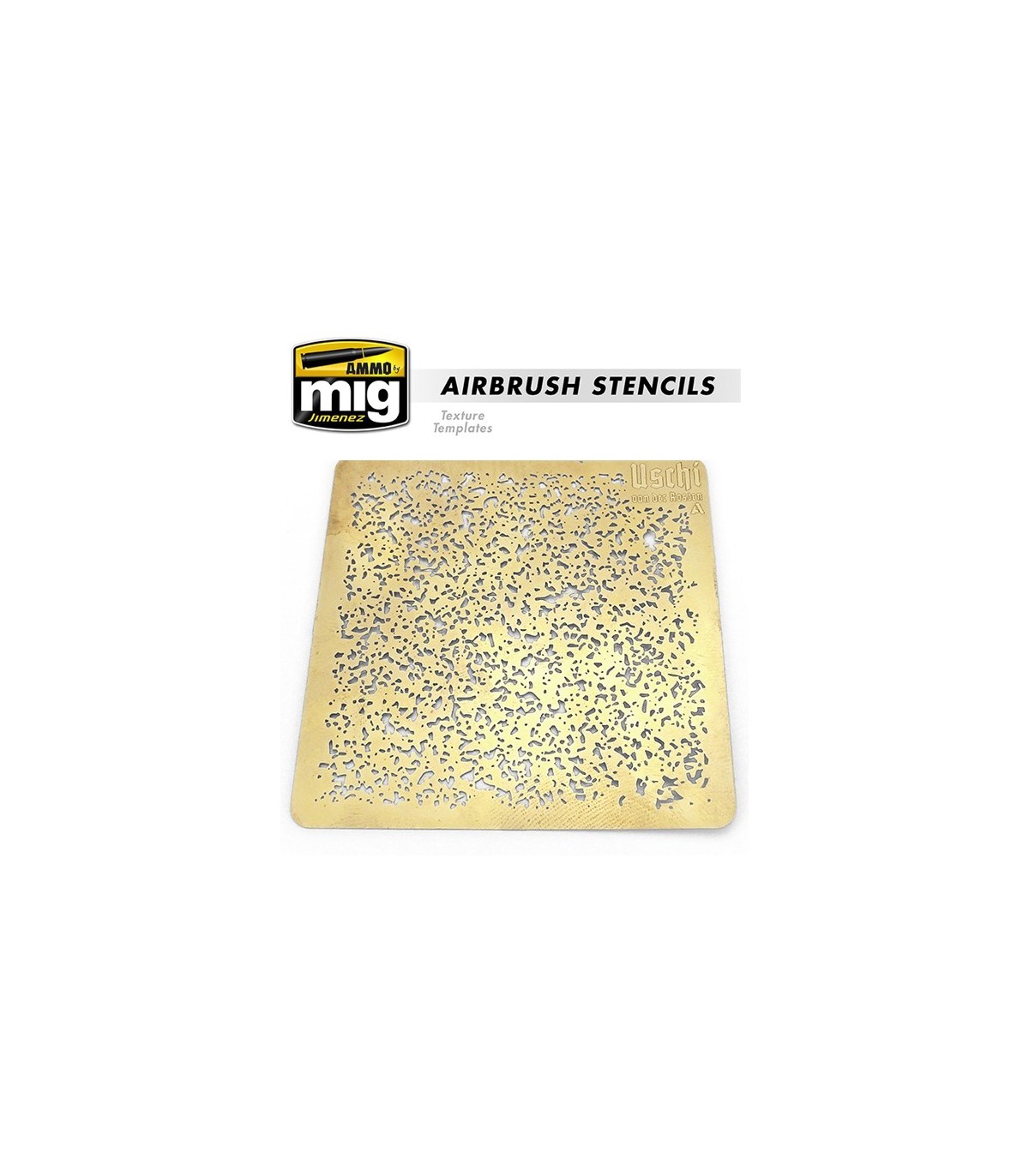 Herterich Products| Stencil per aerografo | Modello di stencil a bolle d'aria | Stencil per tatuaggi e graffiti a bolle d'aria | Pellicola Mylar di alta qualità | Resistente ai solventi