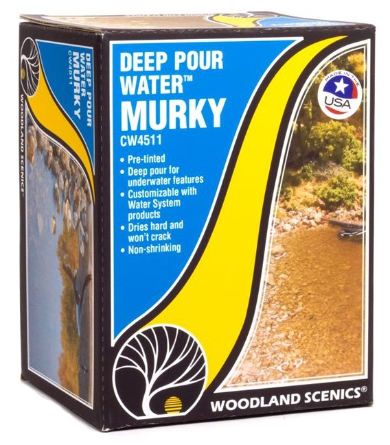 Deep Pour Water - Murky - Terbola - CW4511 Water System by Woodland Scenics