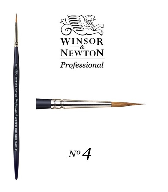 Pincel Winsor & Newton Series Artist Pelo de Marta 4