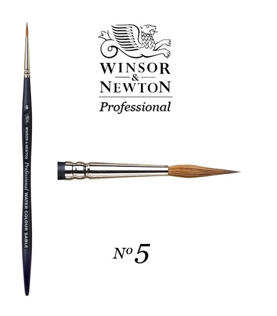 Pincel Winsor & Newton Series Artist Pelo de Marta 5
