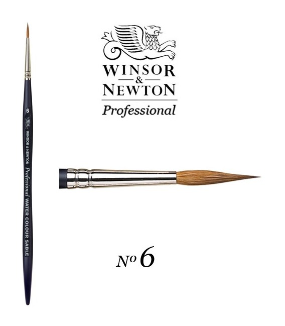 Winsor & Newton Series Artist Sable Brush 6