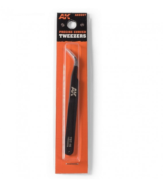 AK9007 Precise Curved Tweezers