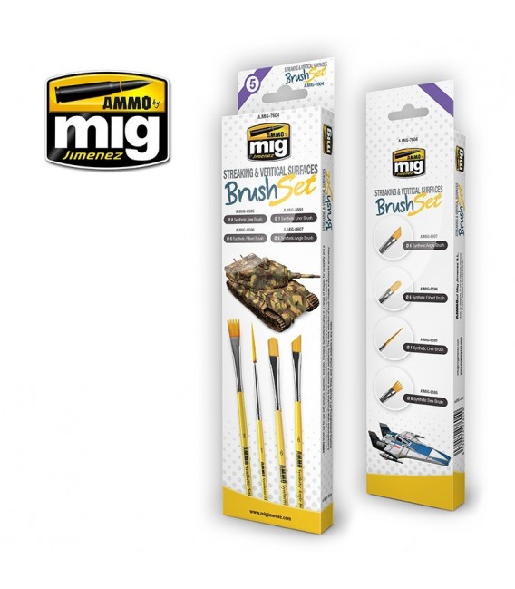 Set 5 pinceaux synthetiques Art Creation