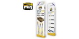 A.MIG-7604 Streaking and vertical surfaces Brush Set