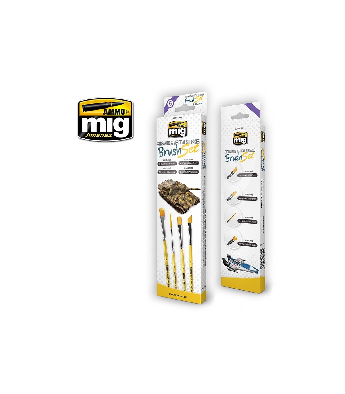 Streaking & Vertical Surfaces Brush Set Streaking & Vertical Surfaces Brush Set