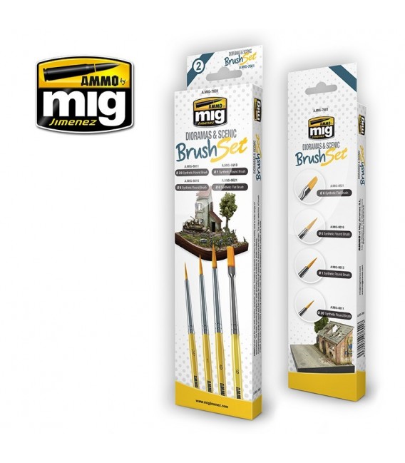 Art Creation 5 synthetic brushes set