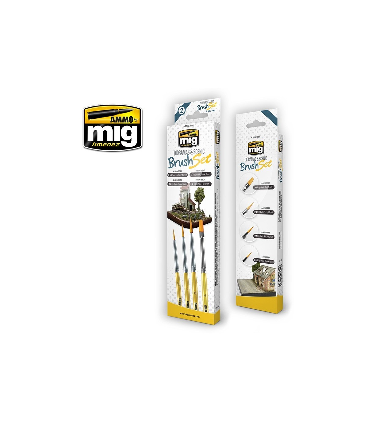 Diorama & Scenic Brush Set Diorama & Scenic Brush Set