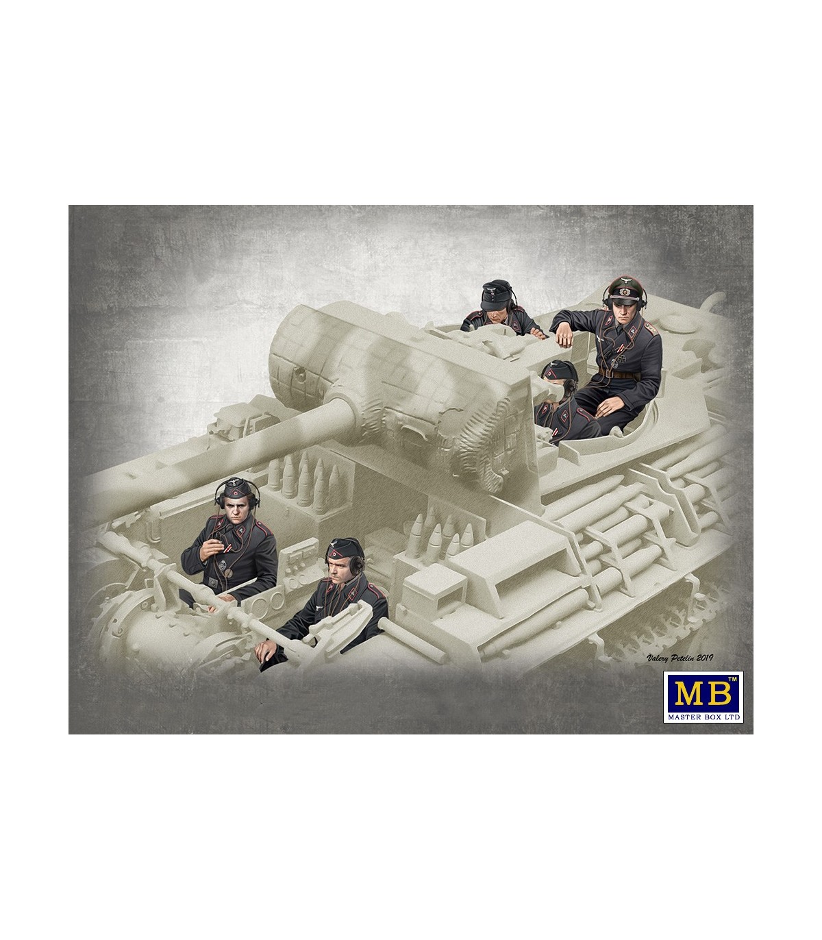 Master Box 35201 German Tank Crew 1944-1945 Scale Plastic Model Kit 1/35 