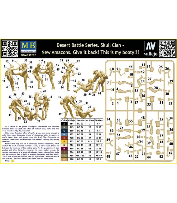 rt Battle Series, Skull Clan-New Amazons-Give it back!-MB 35202