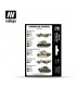 Set Vallejo Model Air 6 u. (17 ml.) WWII USMC Colors Sand Patterns 1942-1945