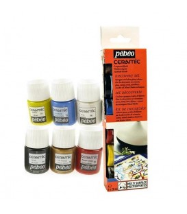 Pebeo Ceramic Discovery Set 6 u. 20 ml.