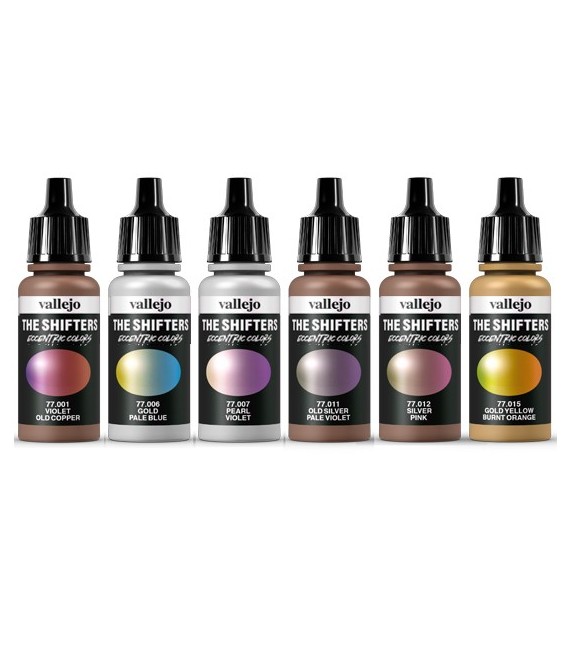 Set Vallejo The Shifters 6 u. (17 ml.) Magic Dust