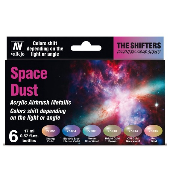 Set Vallejo The Shifters 6 u. (17 ml.) Space Dust